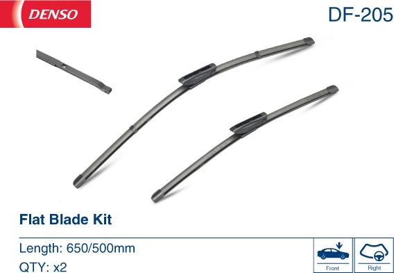 Denso DF-205 - Wiper Blade autospares.lv