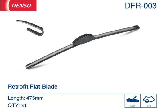 Denso DFR-003 - Wiper Blade autospares.lv