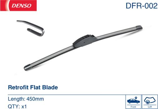 Denso DFR-002 - Wiper Blade autospares.lv
