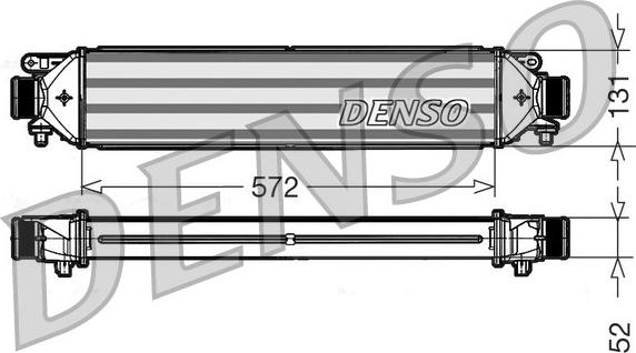 Denso DIT09109 - Intercooler, charger autospares.lv