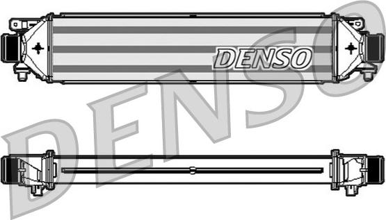 Denso DIT13001 - Intercooler, charger autospares.lv