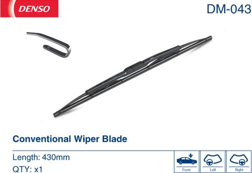 Denso DM-043 - Wiper Blade autospares.lv