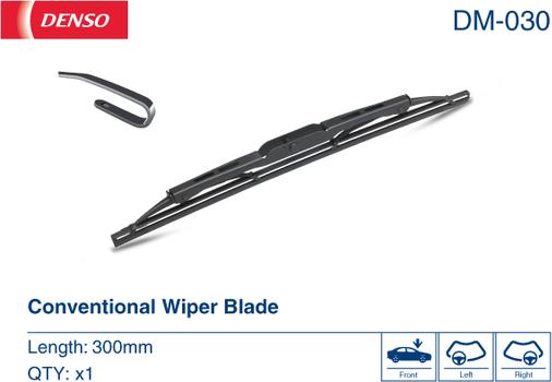 Denso DM-030 - Wiper Blade autospares.lv