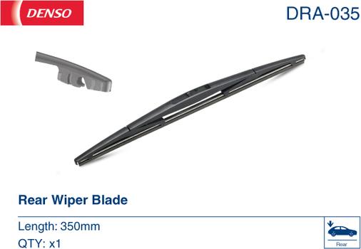 Denso DRA-035 - Wiper Blade autospares.lv