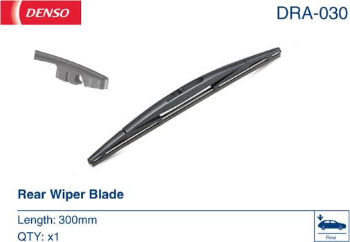 Denso DRA-030 - Wiper Blade autospares.lv