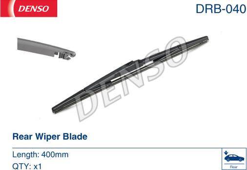 Denso DRB-040 - Wiper Blade autospares.lv