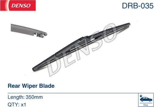 Denso DRB-035 - Wiper Blade autospares.lv