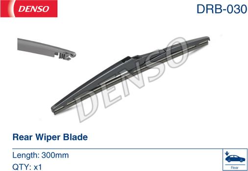 Denso DRB-030 - Wiper Blade autospares.lv