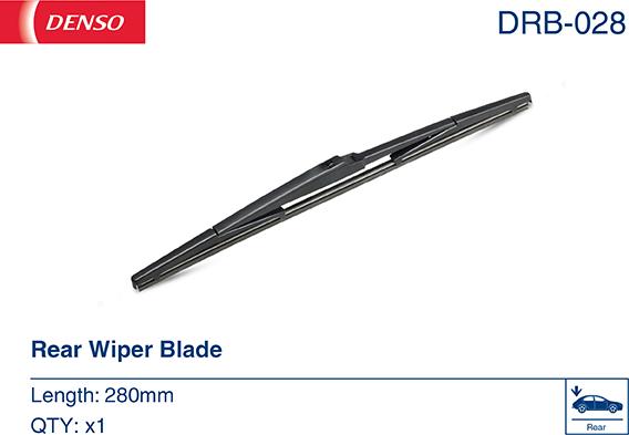 Denso DRB-028 - Wiper Blade autospares.lv