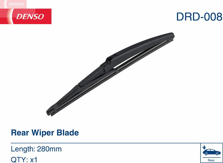 Denso DRD-008 - Wiper Blade autospares.lv