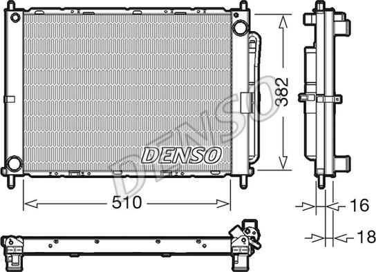 Denso DRM46102 - Cooler Module autospares.lv