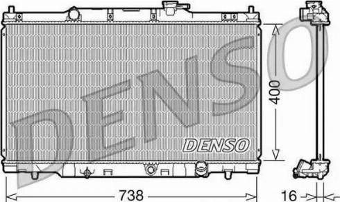 FPS 30 A588 - Radiator, engine cooling autospares.lv