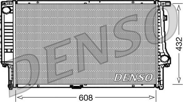 Denso DRM05061 - Radiator, engine cooling autospares.lv