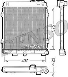 Denso DRM05031 - Radiator, engine cooling autospares.lv