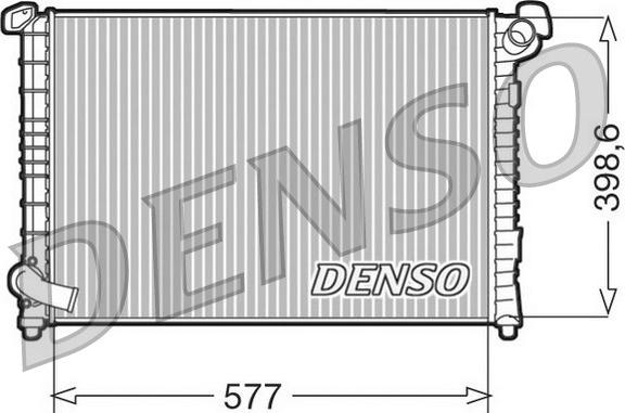 Denso DRM05101 - Radiator, engine cooling autospares.lv