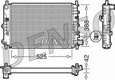 FPS 28 A161 - Radiator, engine cooling autospares.lv