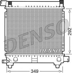 Denso DRM17027 - Radiator, engine cooling autospares.lv