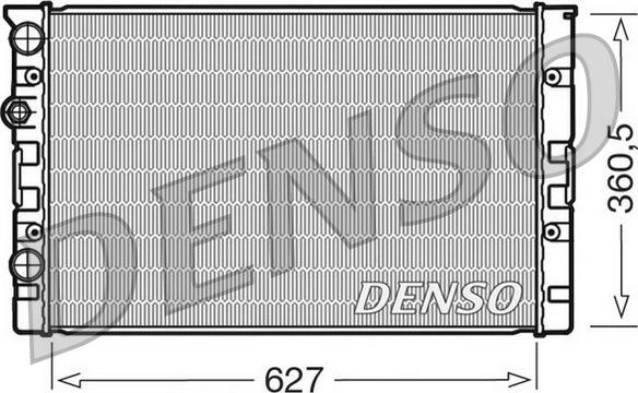 Denso DRM26006 - Radiator, engine cooling autospares.lv