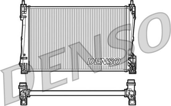 Denso DRM20090 - Radiator, engine cooling autospares.lv