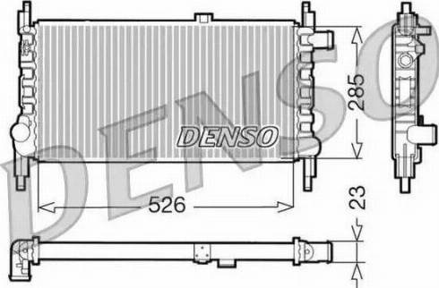 TEMPEST TP.15.63.2381 - Radiator, engine cooling autospares.lv