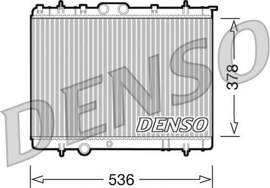 Denso DRM21030 - Radiator, engine cooling autospares.lv