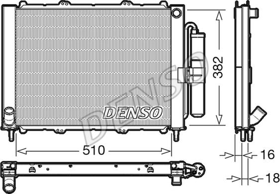 Denso DRM23103 - Cooler Module autospares.lv