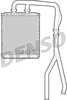 Denso DRR12010 - Heat Exchanger, interior heating autospares.lv