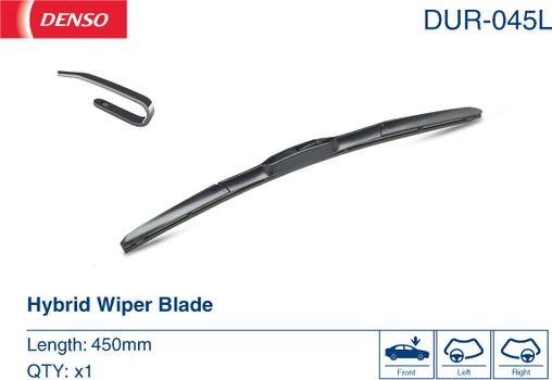 Denso DUR-045L - Wiper Blade autospares.lv