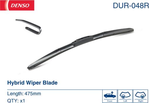 Denso DUR-048R - Wiper Blade autospares.lv