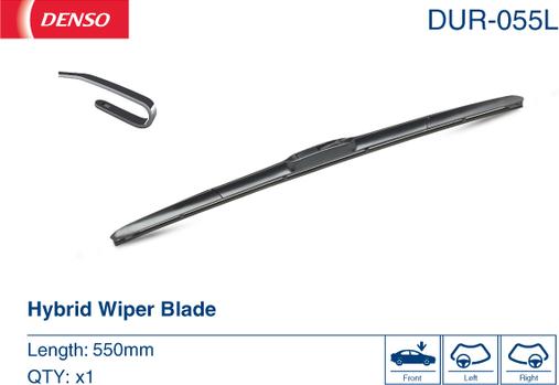 Denso DUR-055L - Wiper Blade autospares.lv