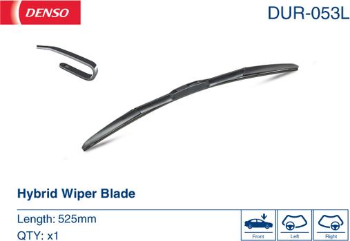 Denso DUR-053L - Wiper Blade autospares.lv