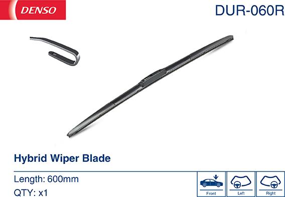 Denso DUR-060R - Wiper Blade autospares.lv