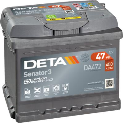 DETA DA472 - Starter Battery autospares.lv