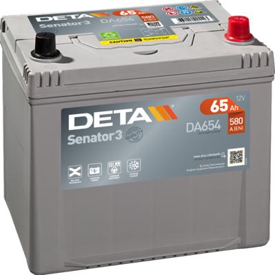 DETA DA654 - Starter Battery autospares.lv