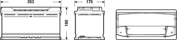 DETA DA1000 - Starter Battery autospares.lv