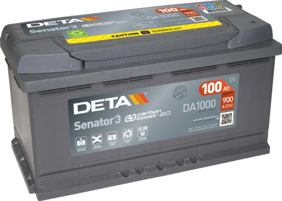 DETA DA1000 - Starter Battery autospares.lv