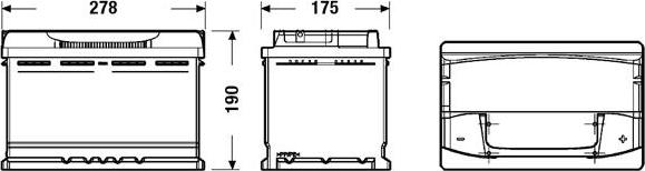 DETA DA770 - Starter Battery autospares.lv