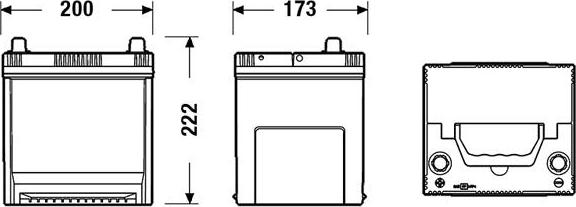 DETA DB505 - Starter Battery autospares.lv