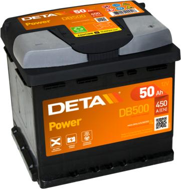 DETA DB500 - Starter Battery autospares.lv