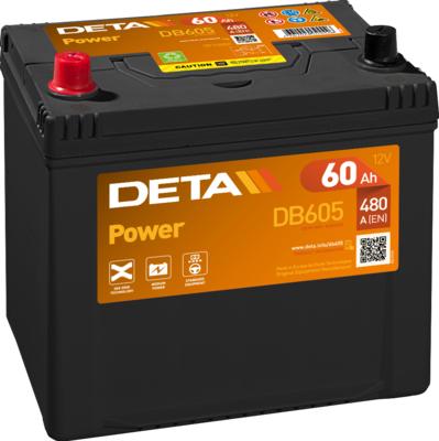 DETA DB605 - Starter Battery autospares.lv