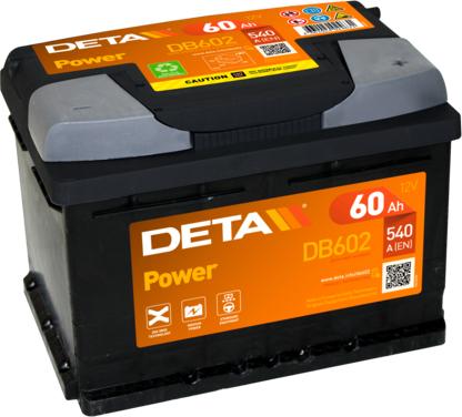 DETA DB602 - Starter Battery autospares.lv