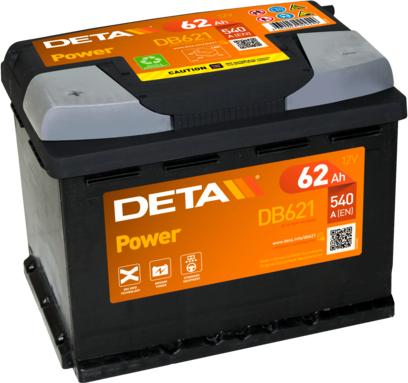 DETA DB621 - Starter Battery autospares.lv