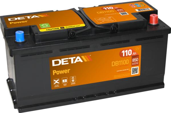 DETA DB1100 - Starter Battery autospares.lv