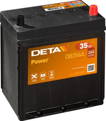 DETA DB356A - Starter Battery autospares.lv