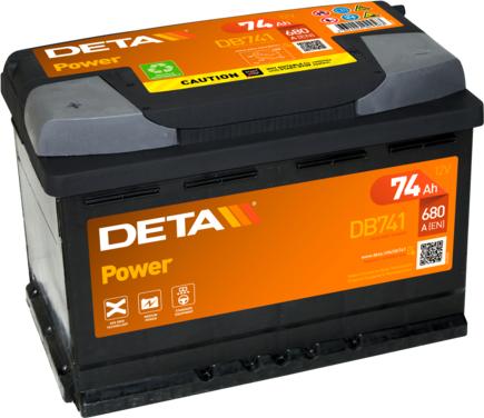 DETA DB741 - Starter Battery autospares.lv