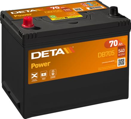 DETA DB705 - Starter Battery autospares.lv