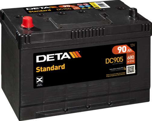 DETA DC905 - Starter Battery autospares.lv