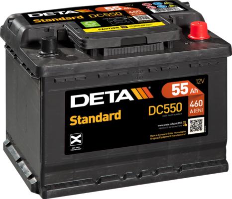 DETA DC550 - Starter Battery autospares.lv