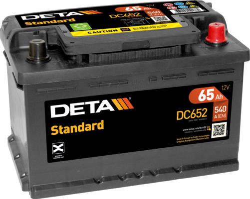 DETA DC652 - Starter Battery autospares.lv