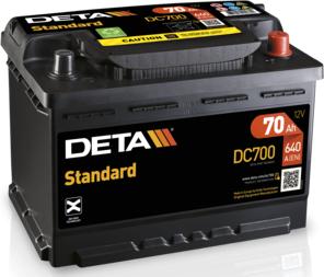 DETA DC700 - Starter Battery autospares.lv
